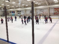 Us; Canandaigua; inside Canandaigua Ice Rink [Civic Center]